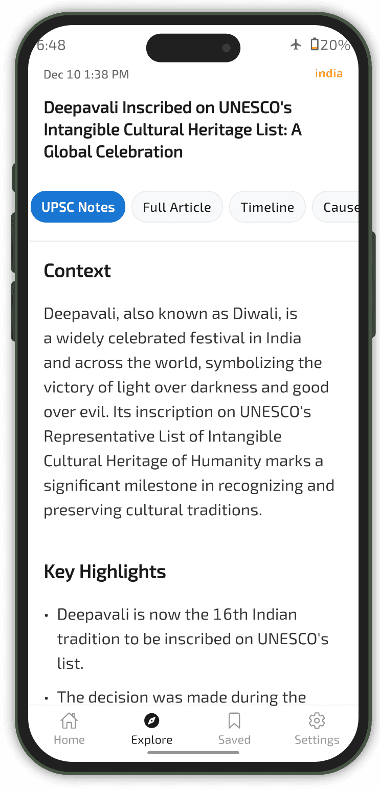 AI-Generated UPSC Notes and Analysis